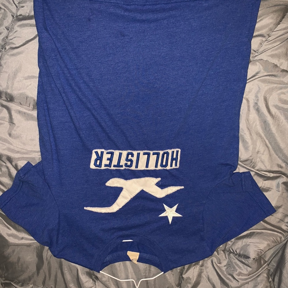 Hollister blue shirt